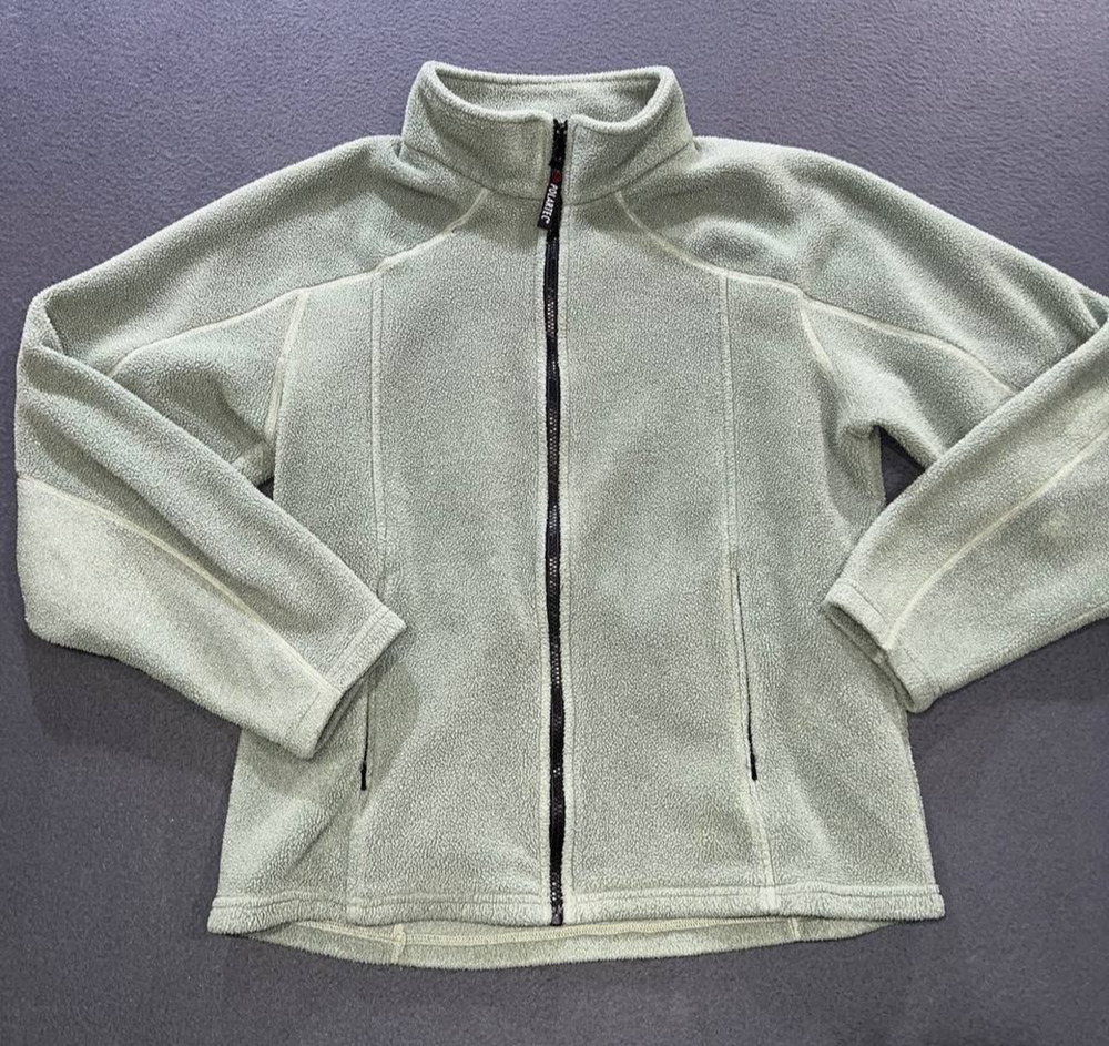 Cabela's Fleece Jacket Full Zip Pockets Y2K Outdoor Hiking Warm SZ L A011022